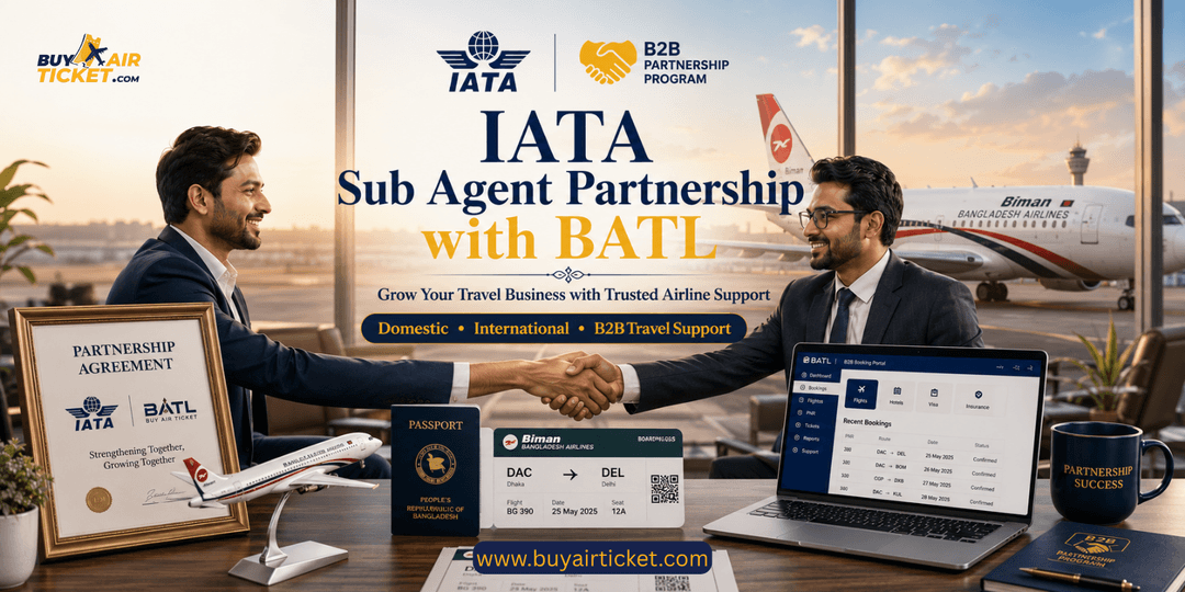 IATA Sub Agent Partnership with BATL | 01711788031
