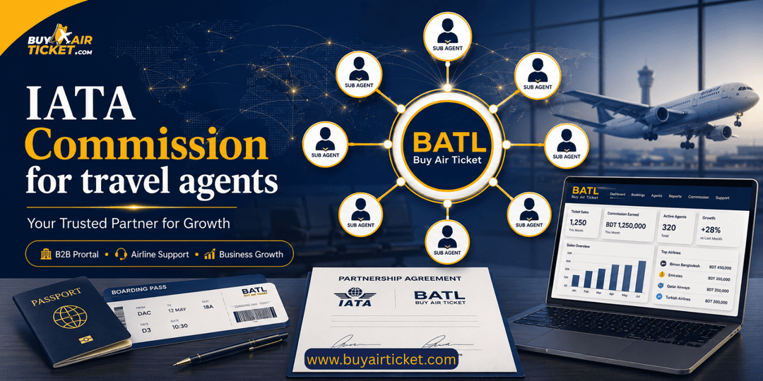 IATA Commission for Travel Agents | +8801711788031