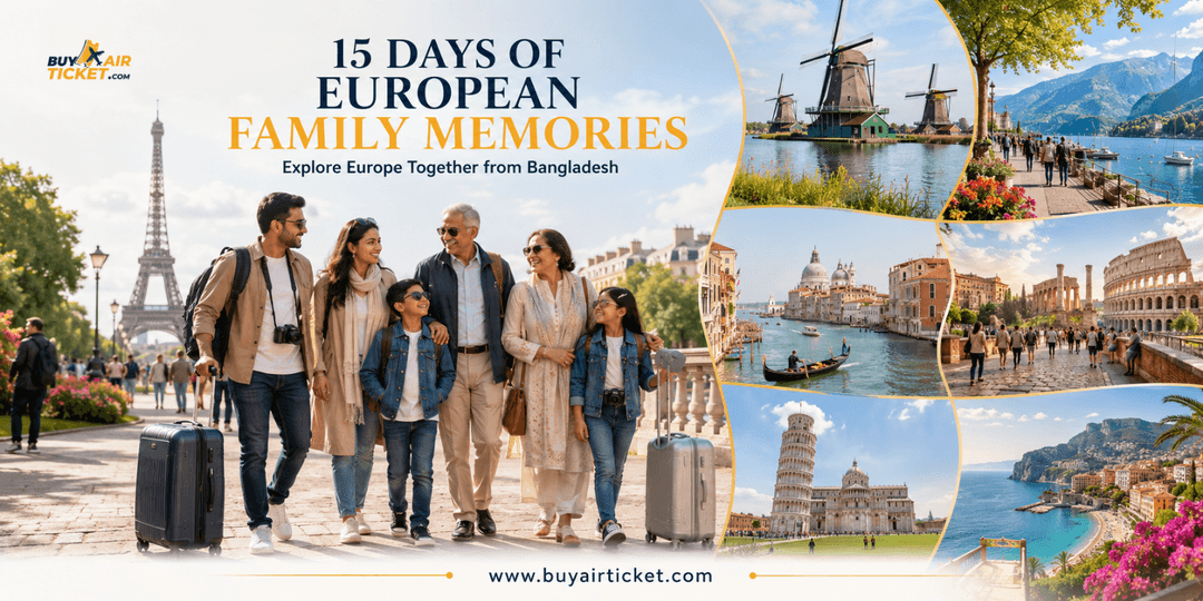 15-Day Europe Tour Package From Bangladesh